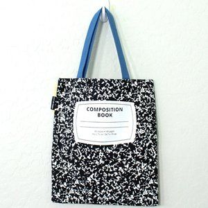 Out Of Print Composition Notebook Canvas Tote Bag